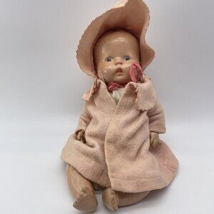 1931 Composition Head And Limbs Doll Soft Body “Little Buttercup” Horsman 14”